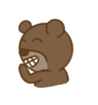 大きな熊顔（個別スタンプ：23）