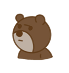 大きな熊顔（個別スタンプ：29）