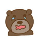 大きな熊顔（個別スタンプ：37）