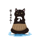 ワルネコ かんぱちとしらす（個別スタンプ：3）