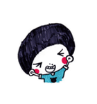 Being cute, blushing.  2（個別スタンプ：2）