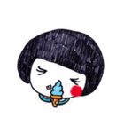 Being cute, blushing.  2（個別スタンプ：10）