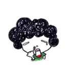 Being cute, blushing.  2（個別スタンプ：22）