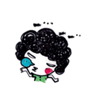 Being cute, blushing.  2（個別スタンプ：24）