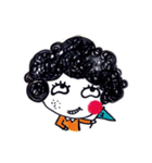 Being cute, blushing.  2（個別スタンプ：33）