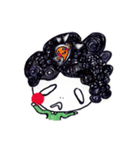 Being cute, blushing.  2（個別スタンプ：35）