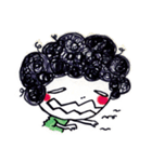 Being cute, blushing.  2（個別スタンプ：37）