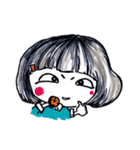 Being cute, blushing.（個別スタンプ：2）