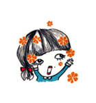 Being cute, blushing.（個別スタンプ：3）
