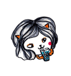 Being cute, blushing.（個別スタンプ：9）