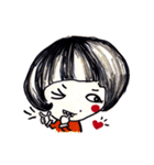 Being cute, blushing.（個別スタンプ：13）