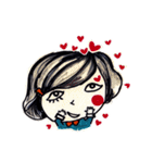 Being cute, blushing.（個別スタンプ：15）