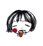 Being cute, blushing.（個別スタンプ：16）