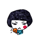 Being cute, blushing.（個別スタンプ：32）