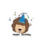 David Lion with Charlie mouse（個別スタンプ：3）