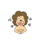 David Lion with Charlie mouse（個別スタンプ：6）