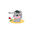David Lion with Charlie mouse（個別スタンプ：12）