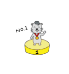 David Lion with Charlie mouse（個別スタンプ：22）