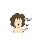 David Lion with Charlie mouse（個別スタンプ：26）