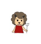 David Lion with Charlie mouse（個別スタンプ：39）
