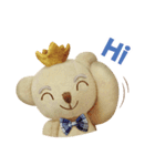 Little king bear (Eng ver.)（個別スタンプ：1）