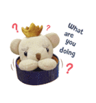 Little king bear (Eng ver.)（個別スタンプ：3）