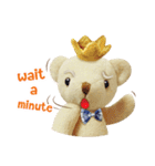 Little king bear (Eng ver.)（個別スタンプ：13）