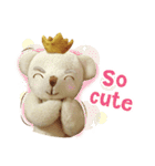 Little king bear (Eng ver.)（個別スタンプ：37）