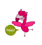 Flamingo Cartoon Fun Set（個別スタンプ：27）