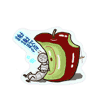 おならワームの弟（個別スタンプ：35）