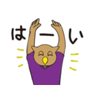 フクロウとニワトリスタンプ（個別スタンプ：4）