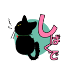 関西弁の黒猫ちゃん（個別スタンプ：16）