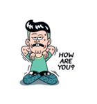 Cheeky man(English Ver.)（個別スタンプ：6）