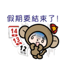 Pretty little monkey for New year(2016)（個別スタンプ：30）