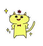 Yellow charming cat（個別スタンプ：23）