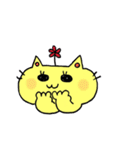 Yellow charming cat（個別スタンプ：28）