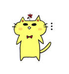 Yellow charming cat（個別スタンプ：29）