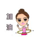 let's go to lose weight with the coach（個別スタンプ：28）