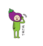 Mr. Eggplant *（個別スタンプ：15）