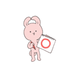 表情豊かなうさぎの生活（個別スタンプ：1）