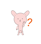 表情豊かなうさぎの生活（個別スタンプ：3）