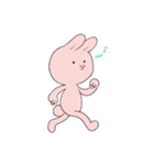 表情豊かなうさぎの生活（個別スタンプ：24）