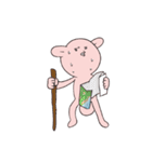 表情豊かなうさぎの生活（個別スタンプ：34）