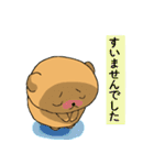 クマちゃんとかえるちゃん～丁寧ね～（個別スタンプ：11）