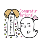 たてごとアザラシの赤ちゃん（個別スタンプ：10）