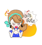 Nong ROLL ,80's cute girl（個別スタンプ：21）