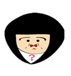 girl type of hole in the nose Heart（個別スタンプ：40）