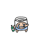 猪口っと一杯ちゃんスタンプ（個別スタンプ：3）