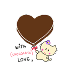 Dinkyneko ＆ Friends #3 _Love ＆ Valentine（個別スタンプ：12）