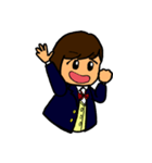女子高生ニャオちゃん（個別スタンプ：1）